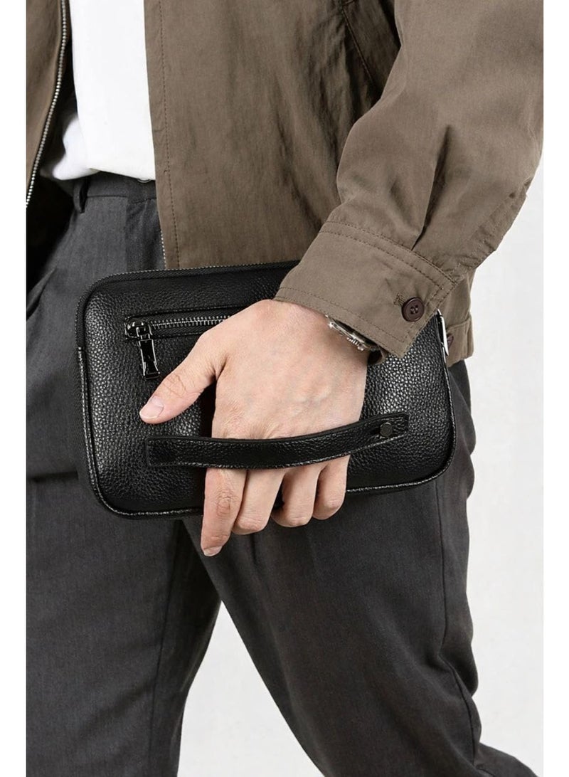 Unisex Smart Fingerprint Lock Hand bag with Anti-Theft Technology - 2-Zipper Security, 10-Fingerprint Capacity, Handle , Compatible with Smartphones/Tablets/Laptops - Image 3